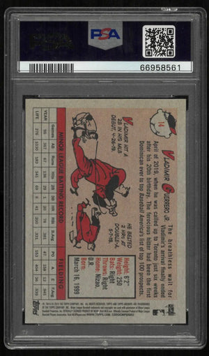 2019 Topps Archives Baseball Rookie Vladimir Guerrero Jr. RC No Bat PSA 10 