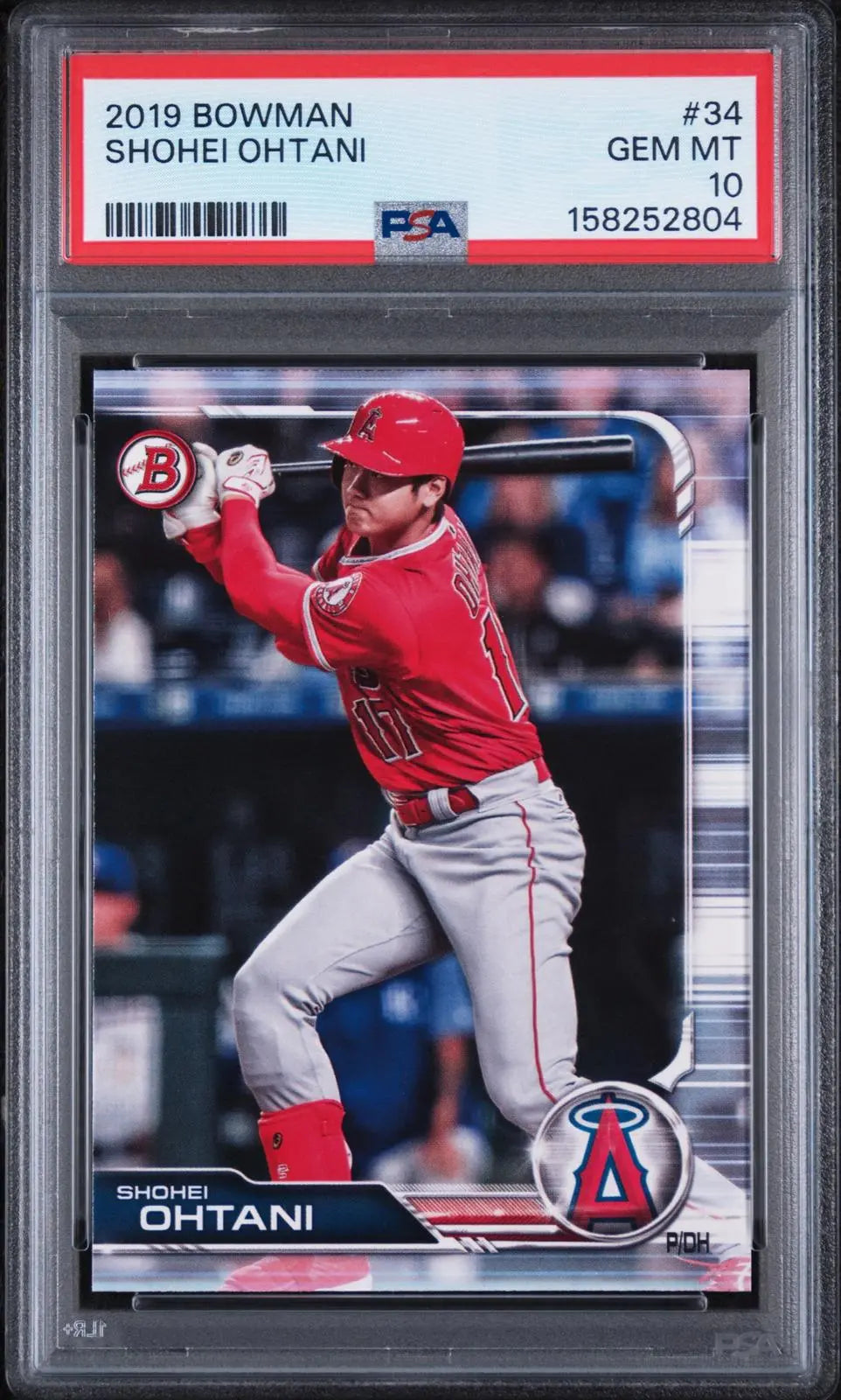 2019 Topps Bowman Shohei Ohtani PSA 10 