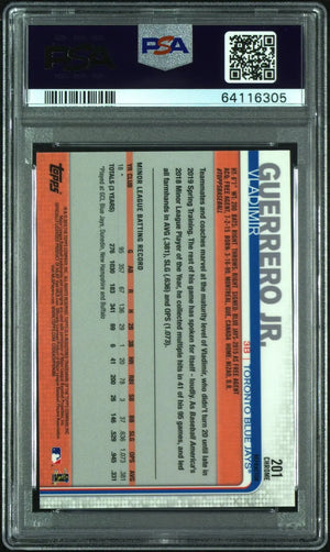2019 Topps Chrome Rookie Vladimir Guerrero Jr. RC Sepia Refractor PSA 10 