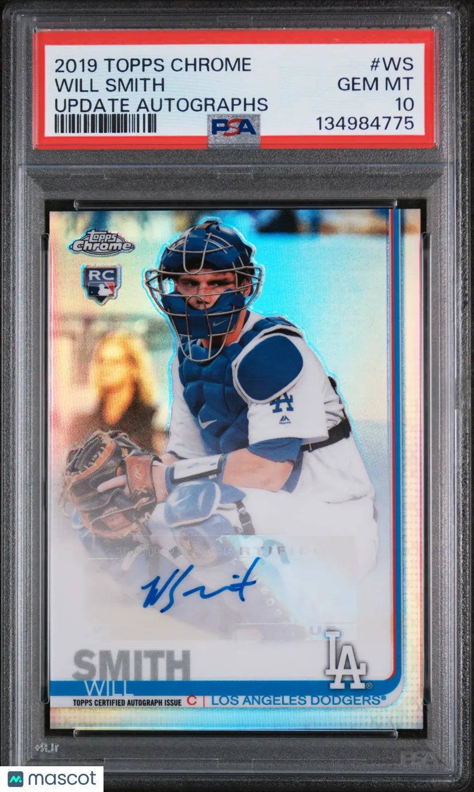2019 Topps Chrome Update Rookie Auto Will Smith #WS PSA 10 