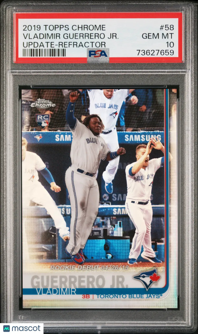 2019 Topps Chrome Update Vladimir Guerrero JR. RC Rookie Refractor PSA 10 /250 