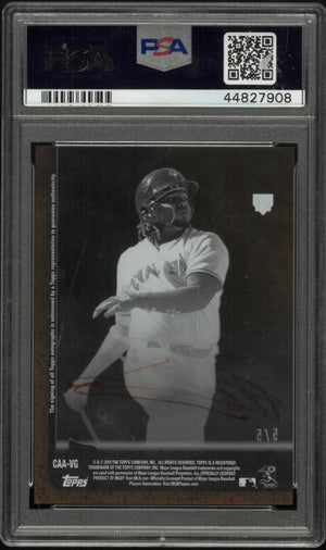 2019 Topps Clearly Authentic Auto Vladimir Guerrero JR. RC Orange PSA 10 5/5 