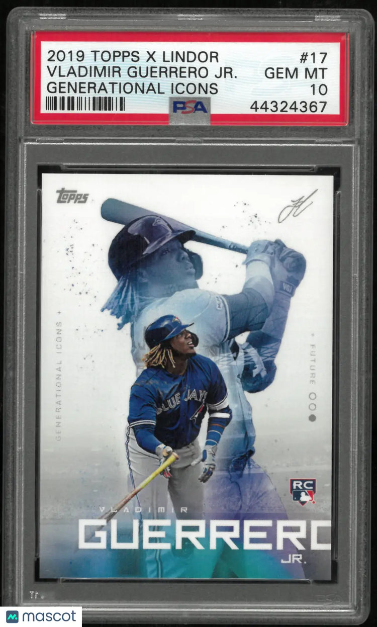 2019 Topps X Lindor Generational Icons Rookie Vladimir Guerrero JR. #17 PSA 10 