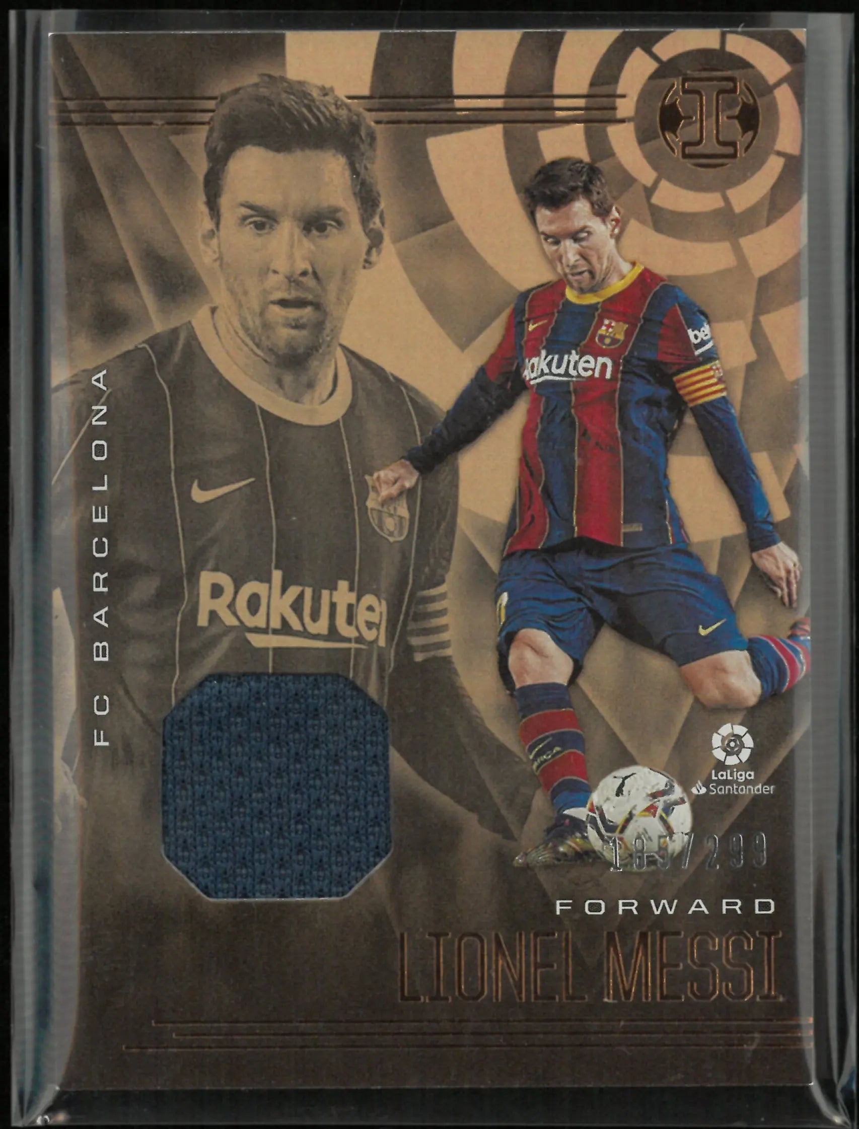 2020-21 Panini Chronicles Illusions Lionel Messi Patch /299 