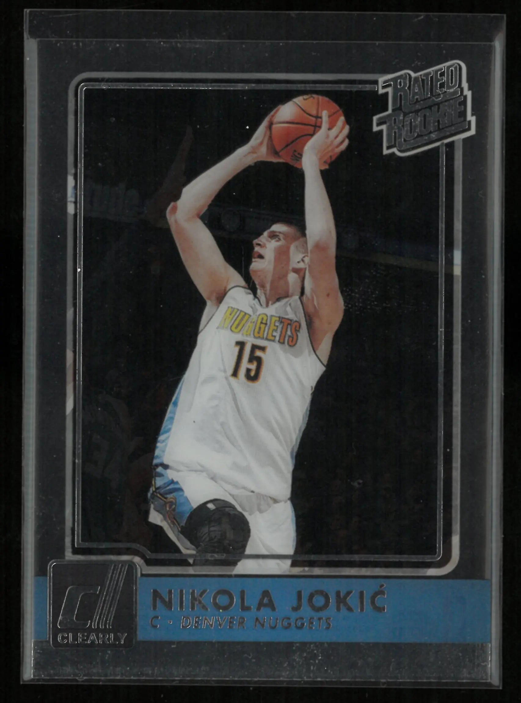 2020-21 Panini Clearly Donruss Rated Rookie Nikola Jokic 
