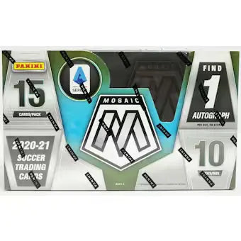 2020/21 Panini Mosaic Serie A Soccer Hobby Box 