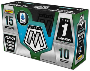 2020/21 Panini Mosaic Serie A Soccer Hobby Box 