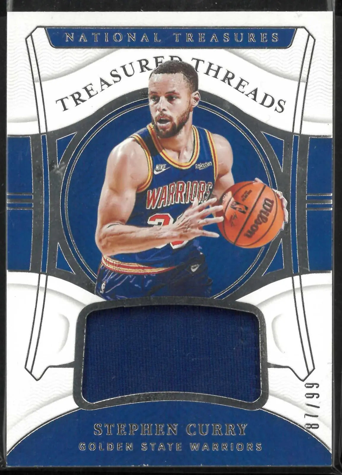 2020-21 Panini National Treasures Patch Stephen Curry /99 