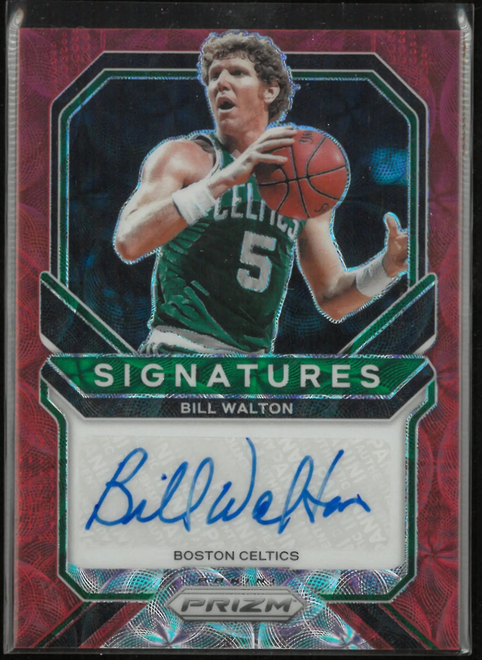 2020-21 Panini Prizm Basketball Red Signatures Auto Bill Walton 