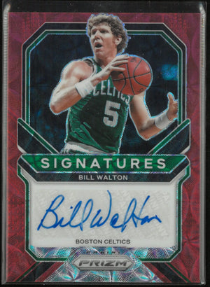 2020-21 Panini Prizm Basketball Red Signatures Auto Bill Walton 