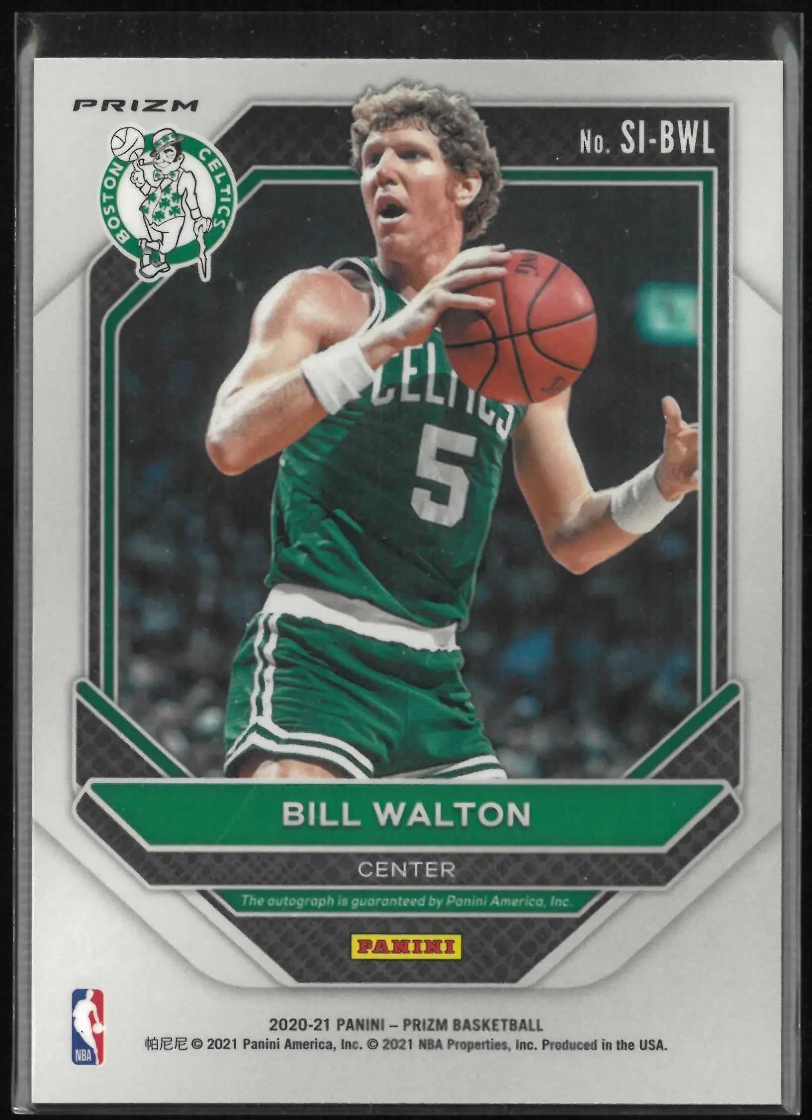 2020-21 Panini Prizm Basketball Red Signatures Auto Bill Walton 