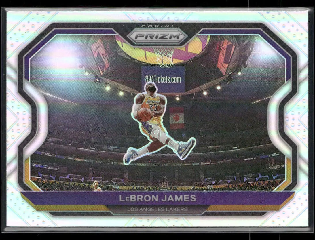 2020-21 Panini Prizm Basketball Silver Prizm LeBron James 