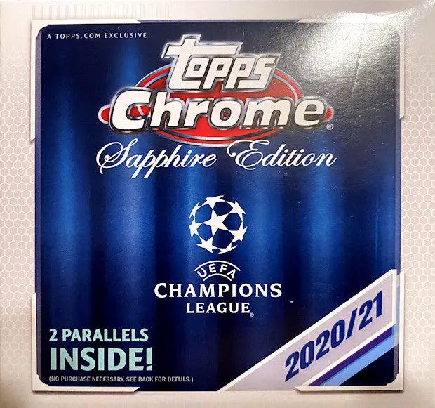 2020-21 Topps Chrome Sapphire UEFA Champions League Soccer Box 