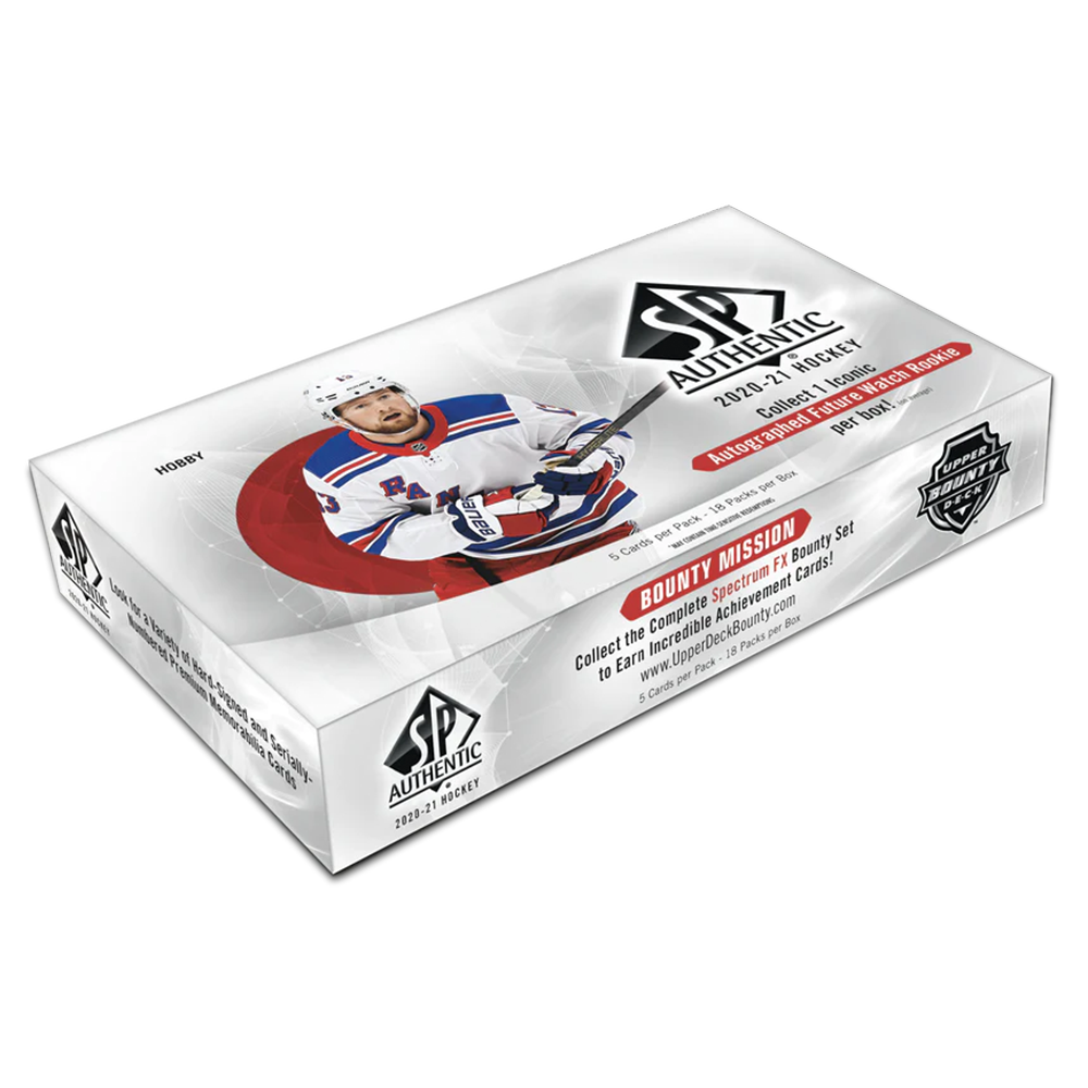 2020-21 Upper Deck SP Authentic Hockey Hobby Box 