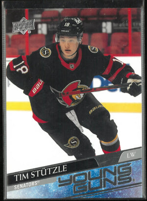 2020-21 Upper Deck Series 2 Young Guns Tim Stutzle Rookie RC 
