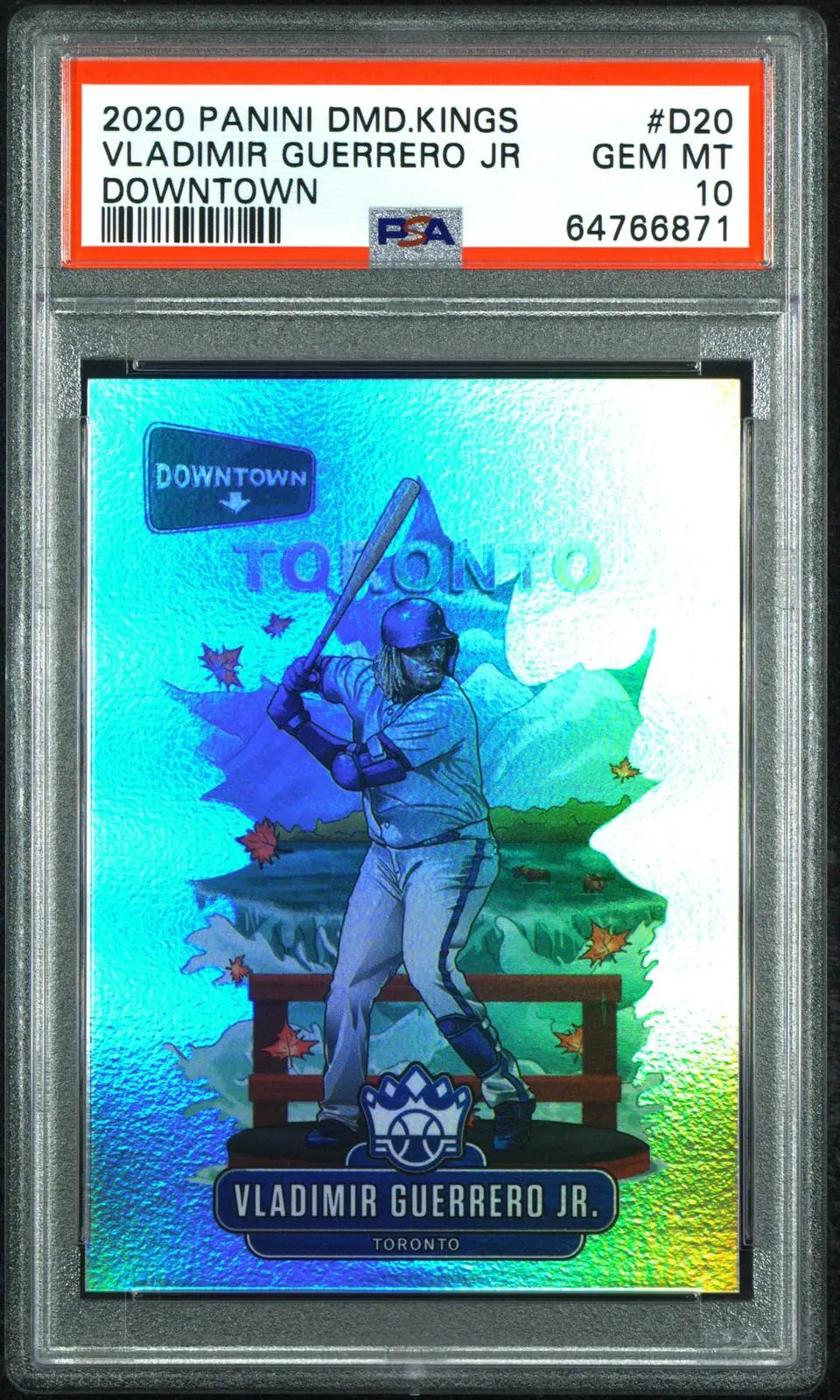 2020 Panini Diamond Kings Baseball Downtown Vladimir Guerrero Jr. PSA 10 