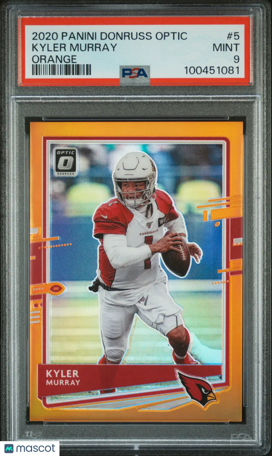 2020 Panini Donruss Optic Football Kyler Murray Orange PSA 9 /199 