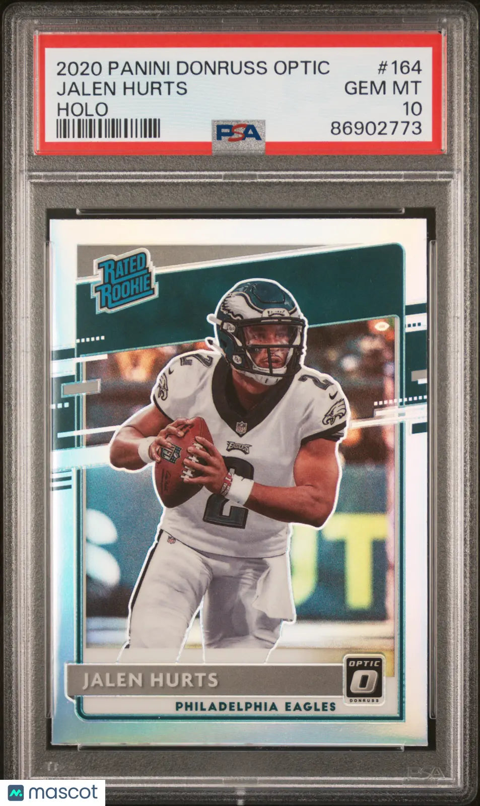 2020 Panini Donruss Optic Jalen Hurts #164 Holo PSA 10 