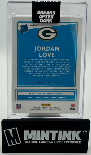 2020 Panini Donruss Optic Rated Rookie Jordan Love RC 