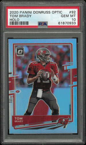 2020 Panini Donruss Optic Tom Brady Holo PSA 10 