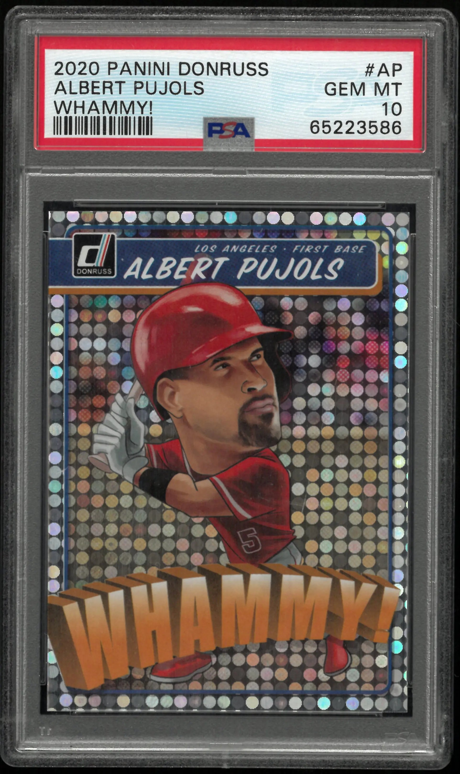 2020 Panini Donruss Whammy! Albert Pujols #AP PSA 10 
