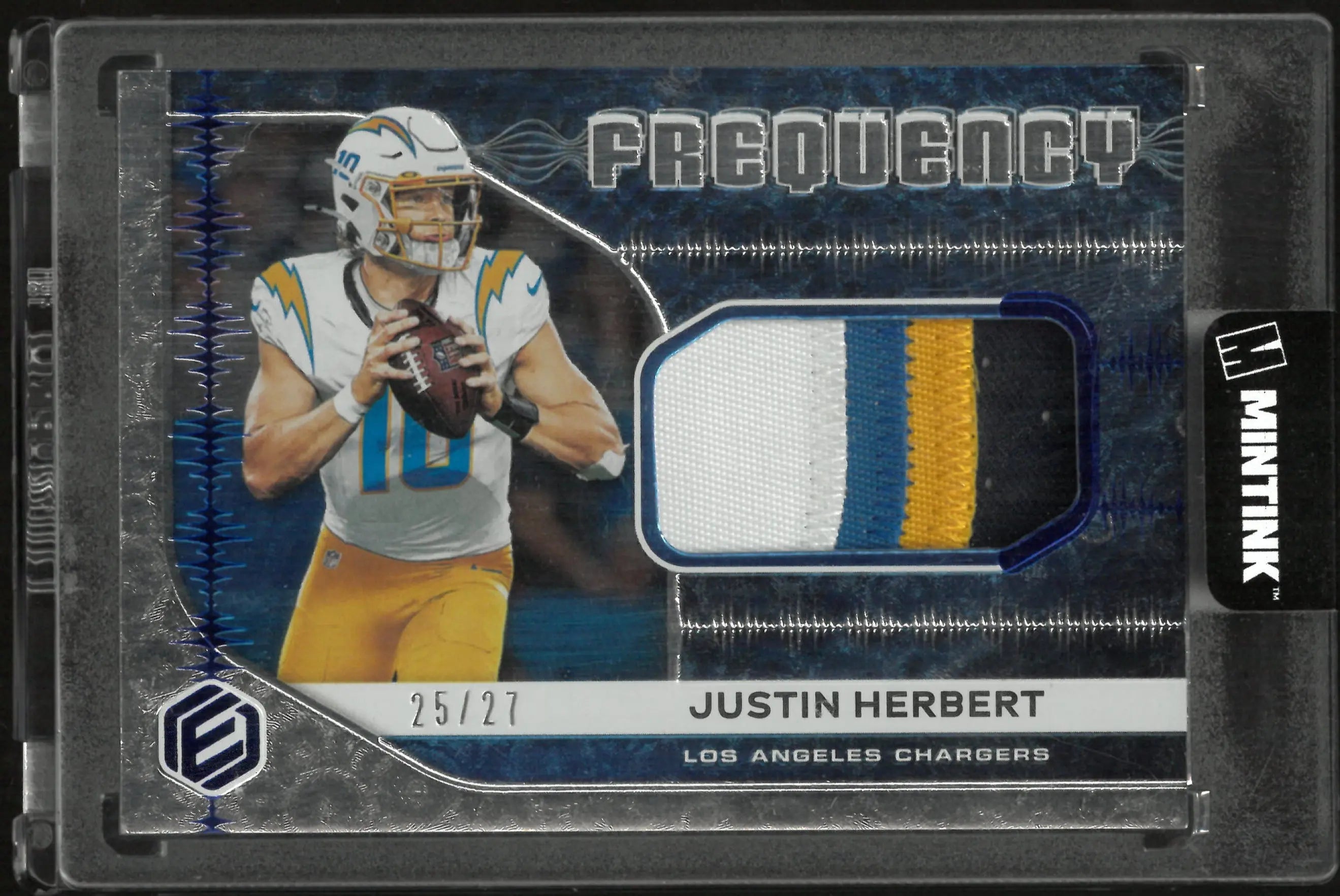 2020 Panini Elements Frequency Justin Herbert Patch /27 