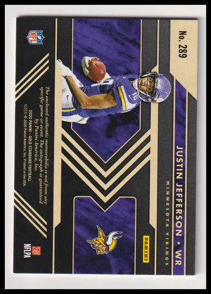 2020 Panini Gold Standard Rookie Patch Autograph Justin Jefferson Auto /99 RC 