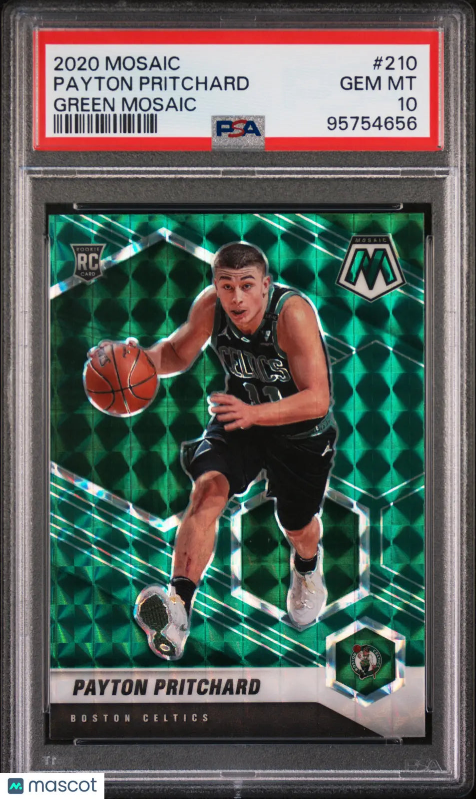 2020 Panini Mosaic Payton Pritchard #210 Green PSA 10 