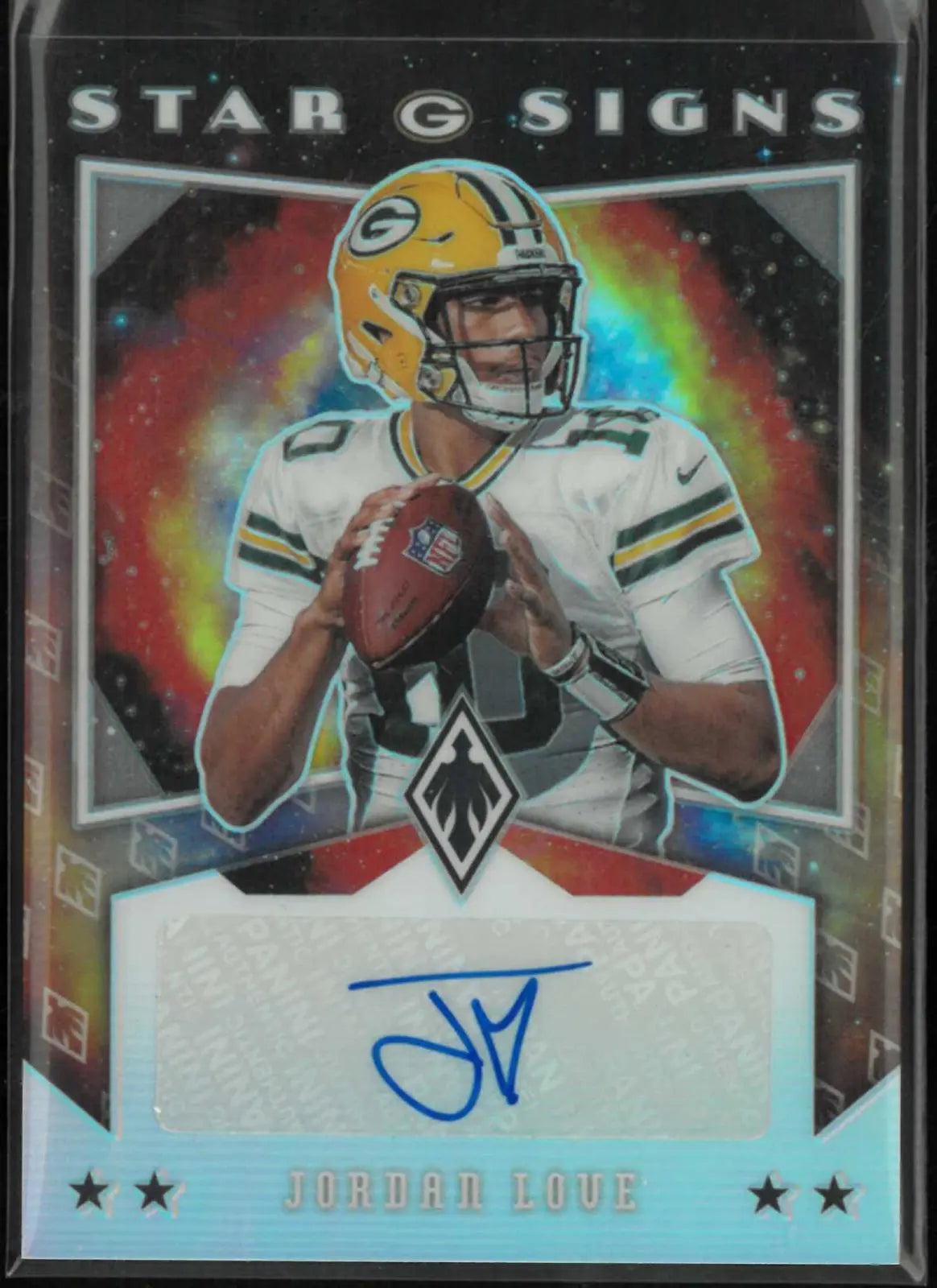 2020 Panini Phoenix Football Star Signs Autograph Jordan Love Auto 