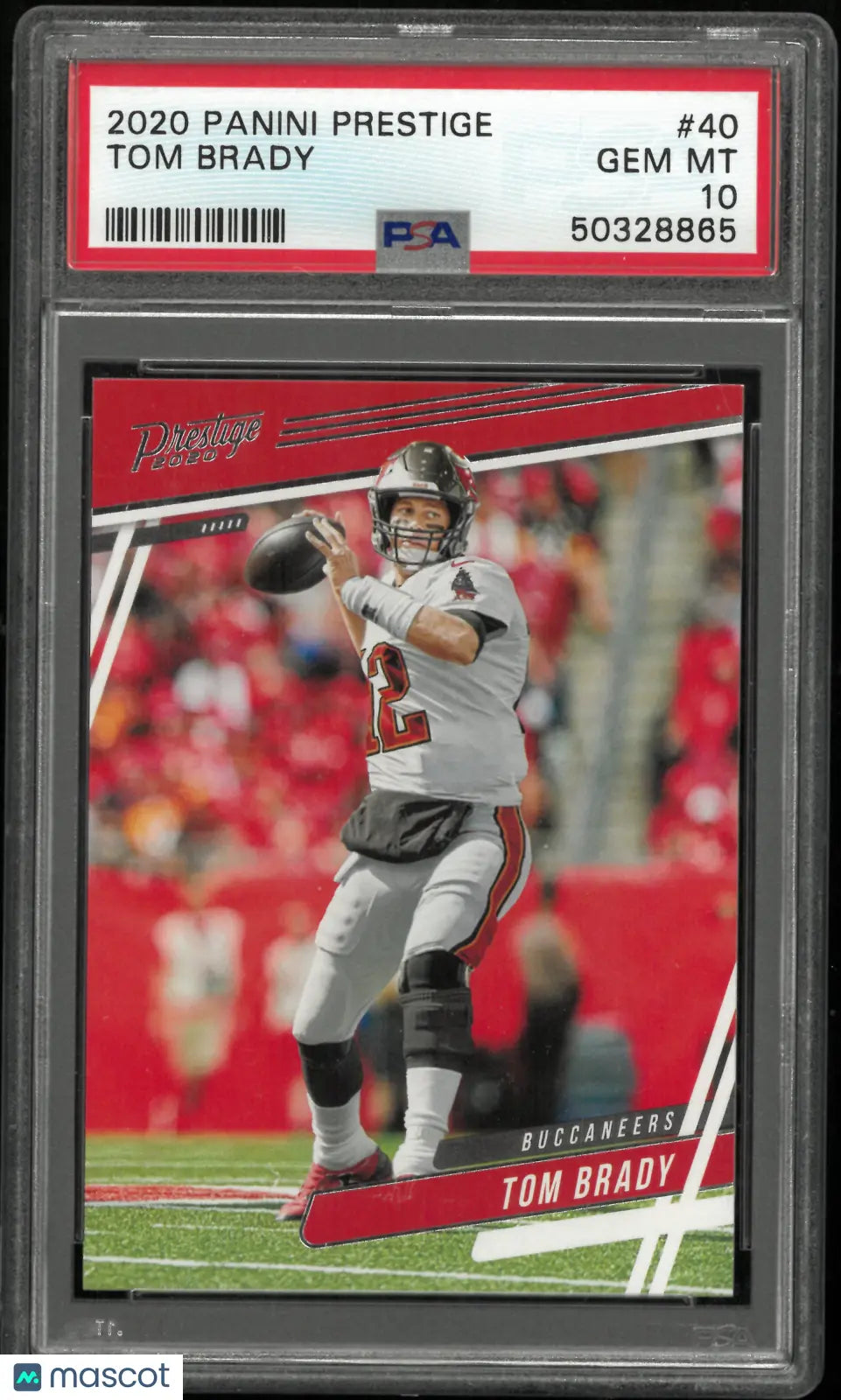 2020 Panini Prestige Tom Brady #40 PSA 10 