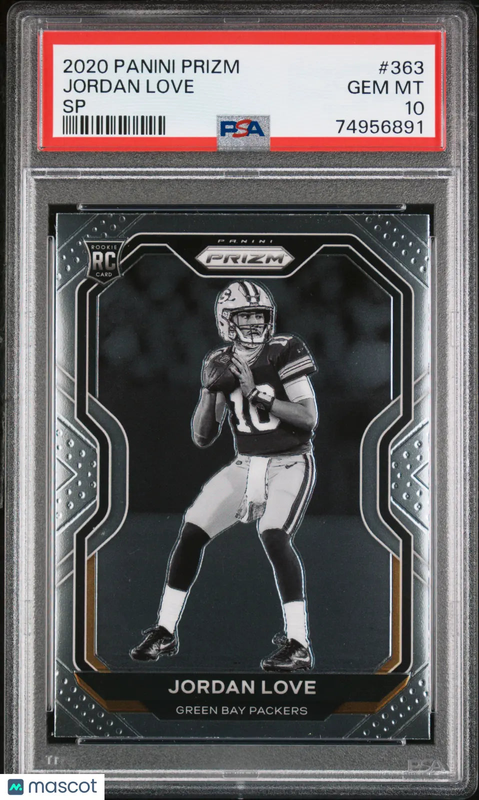2020 Panini Prizm Jordan Love #363 Variation PSA 10 Rookie RC 