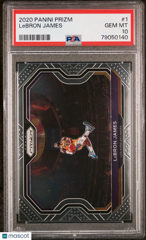2020 Panini Prizm LeBron James #1 PSA 10 