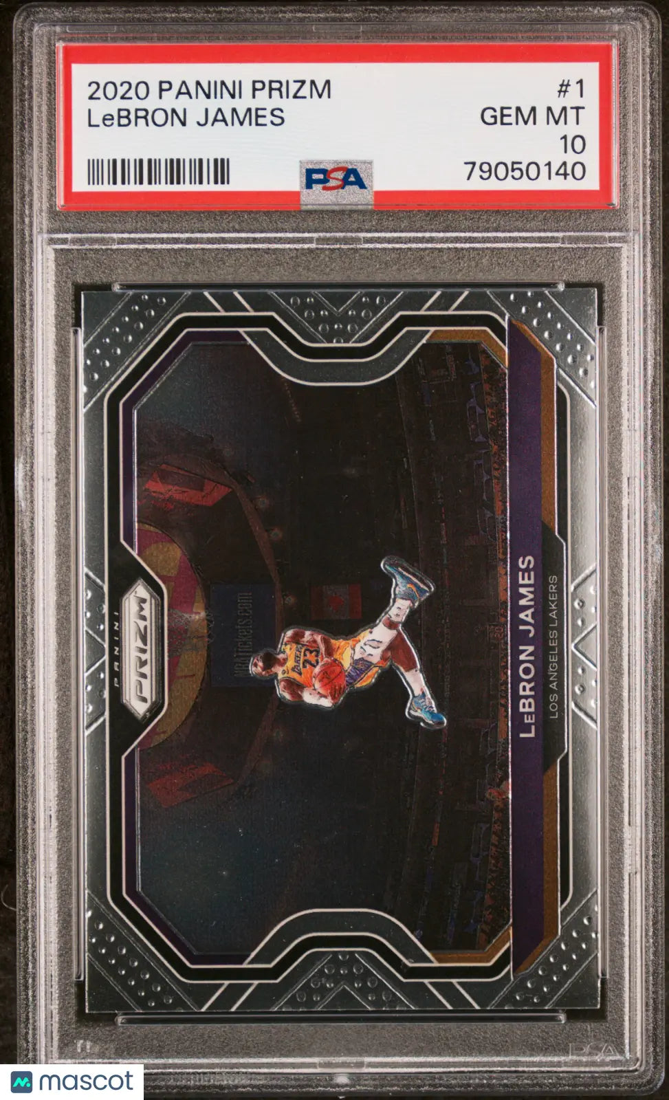 2020 Panini Prizm LeBron James #1 PSA 10 