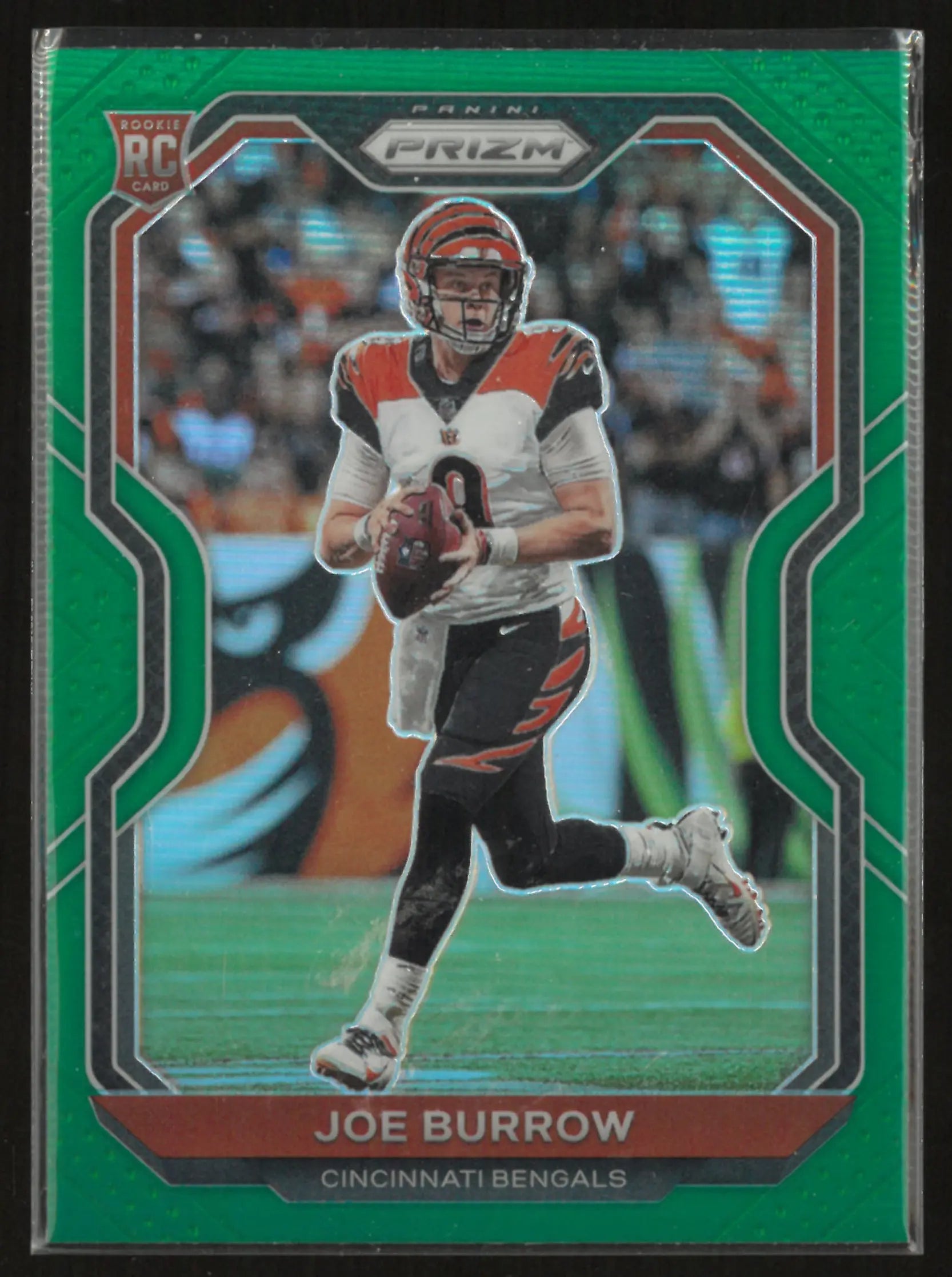 2020 Panini Prizm Rookie Joe Burrow Green RC 