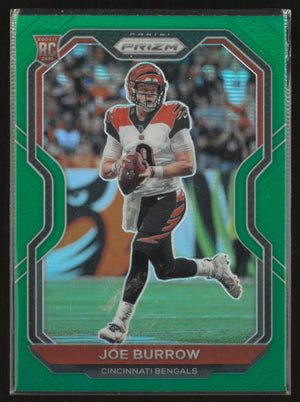 2020 Panini Prizm Rookie Joe Burrow Green RC 