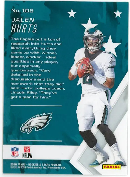 2020 Panini Rookies & Stars Jalen Hurts RC /5 
