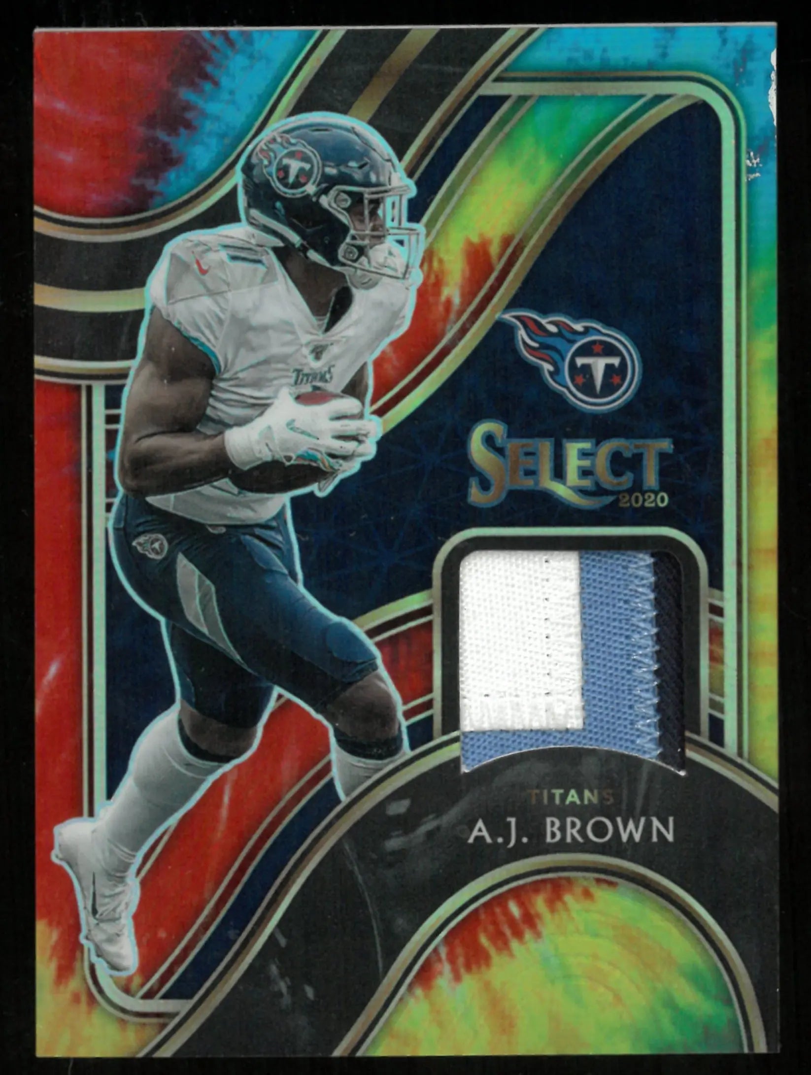 2020 Panini Select A.J. Brown Tie Dye Patch /25 