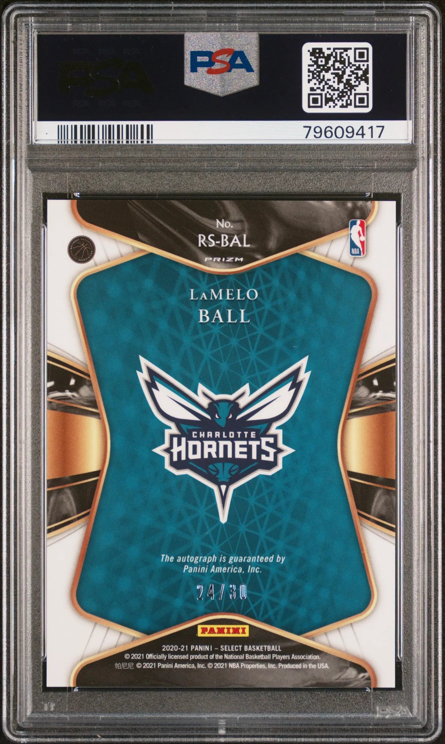 PSA 10 Lamelo Ball Rookie Card - 2020 Panini Select Neon Orange 