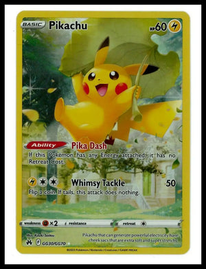 2020 Pokemon Crown Zenith Galarian Gallery Pikachu GG30/GG70 