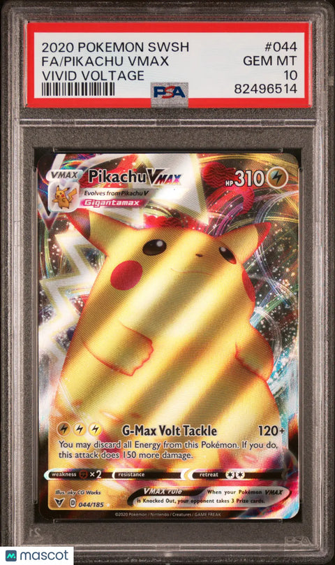 【PSA10・Auto】Pikachu VMAX Signed by Ash PSA10・Auto】Pikachu VMAX Signed by Ash PSA10・Auto】Pikachu