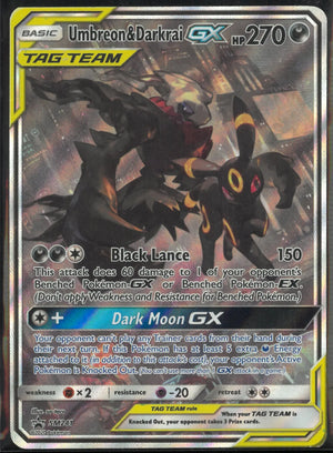 2020 Pokemon Sun & Moon Promo Umbreon & Darkrai GX SM241 MP 