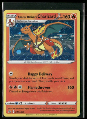 2020 Pokemon Sword & Shield Promo Special Delivery Charizard SWSH075 