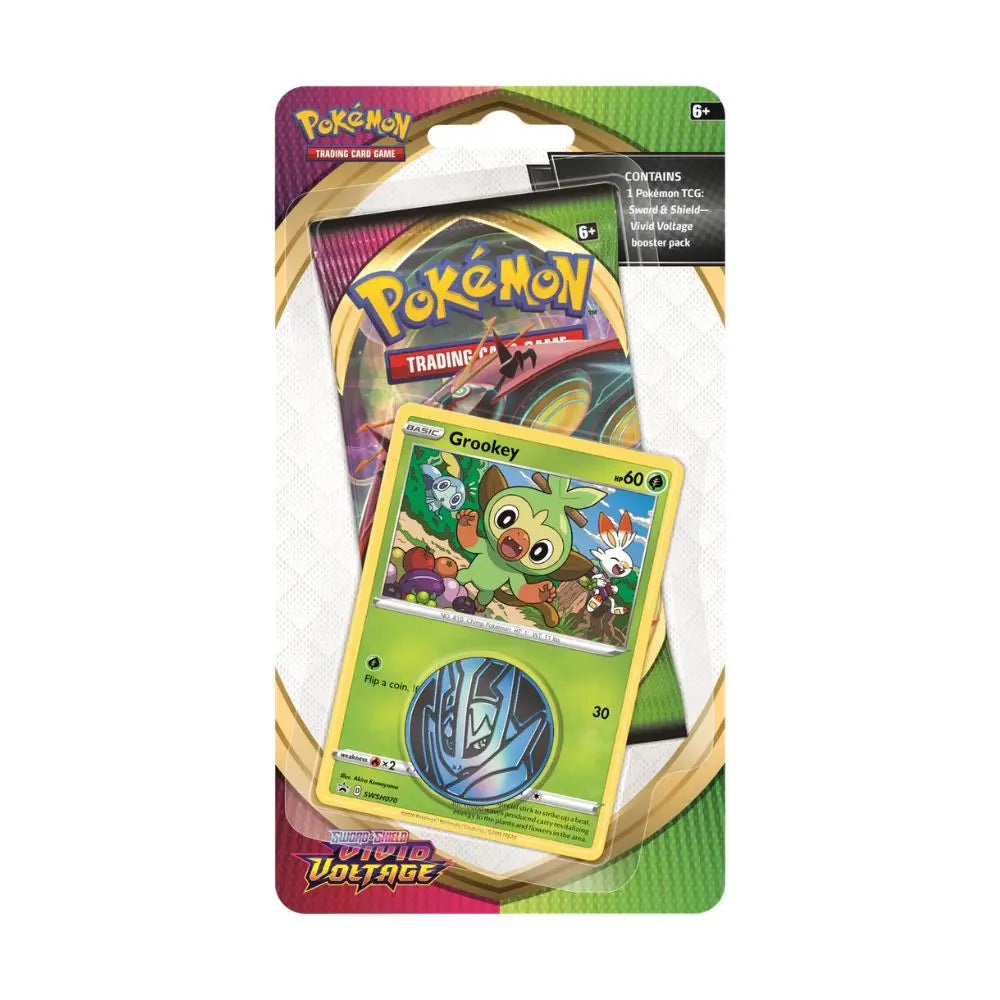 2020 Pokémon Sword & Shield Vivid Voltage Checklane Blister Pack 