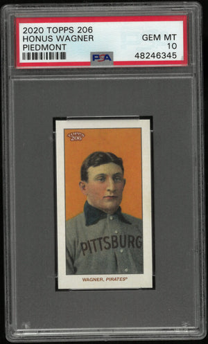 2020 Topps 206 Baseball Honus Wagner Piedmont PSA 10 