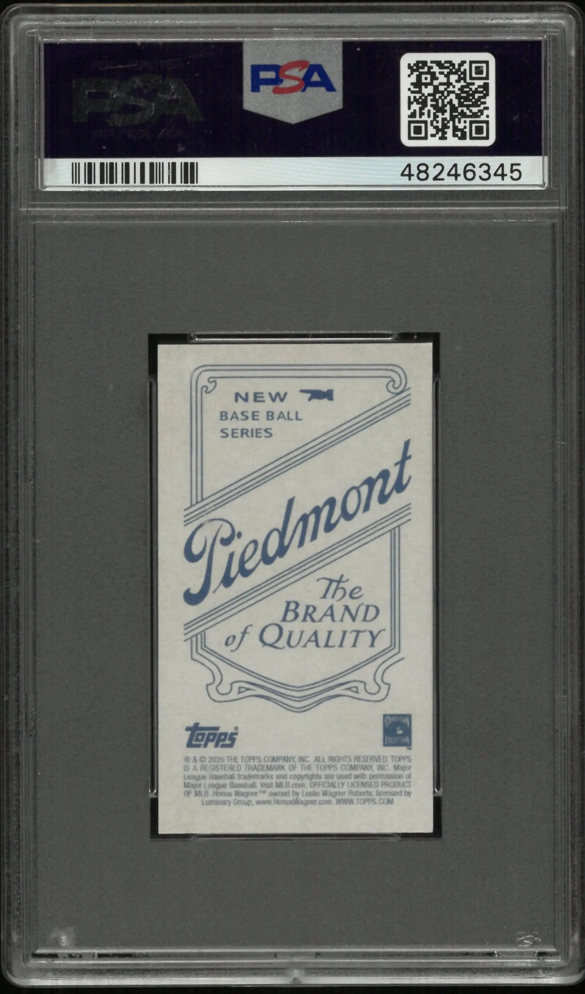 2020 Topps 206 Baseball Honus Wagner Piedmont PSA 10 