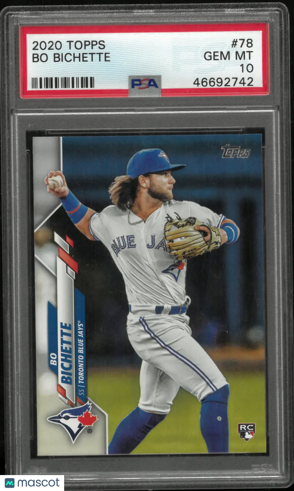 2020 Topps Bo Bichette #78 PSA 10 