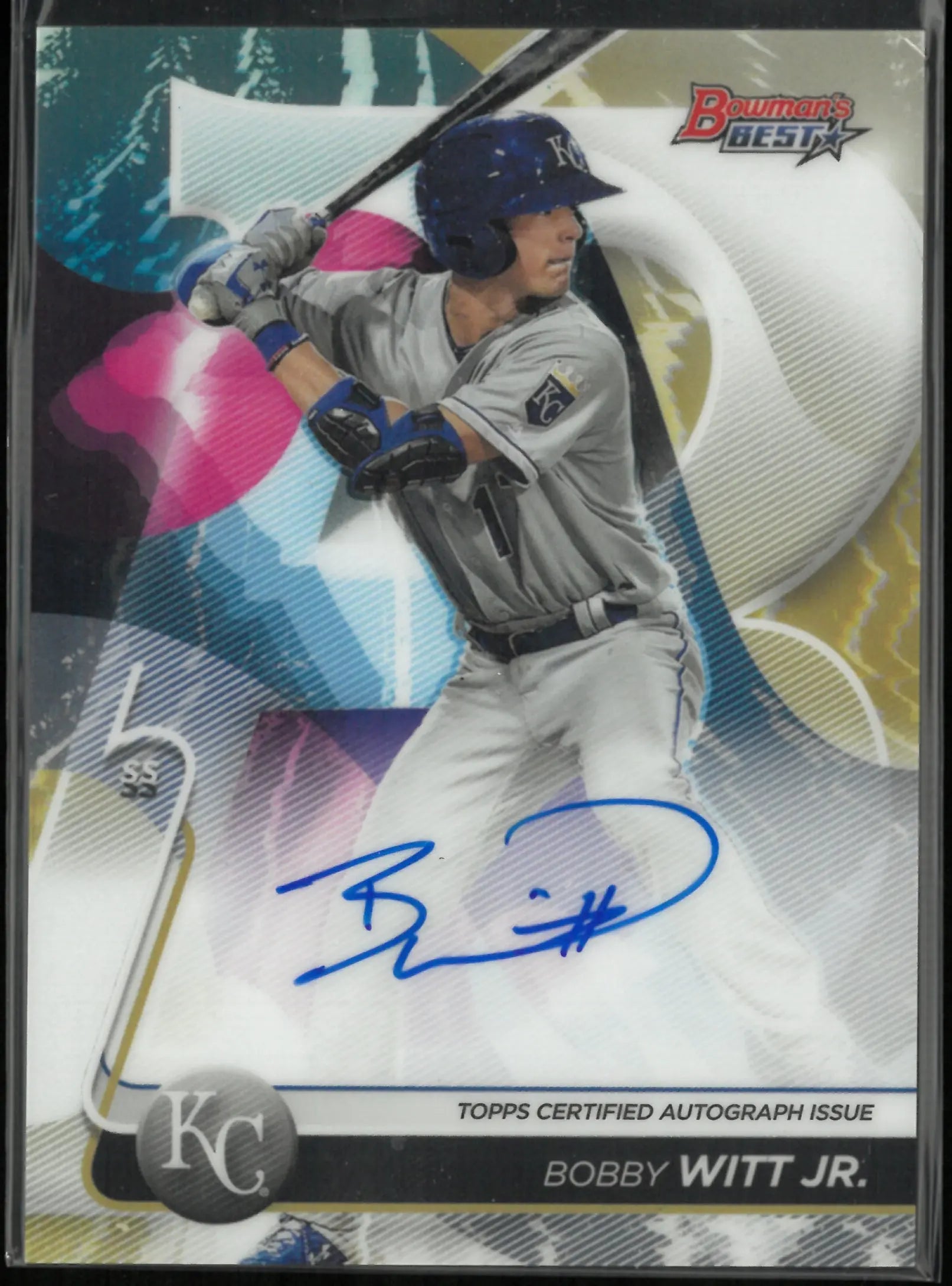 2020 Topps Bowman's Best Baseball Autograph Bobby Witt Jr. Auto 