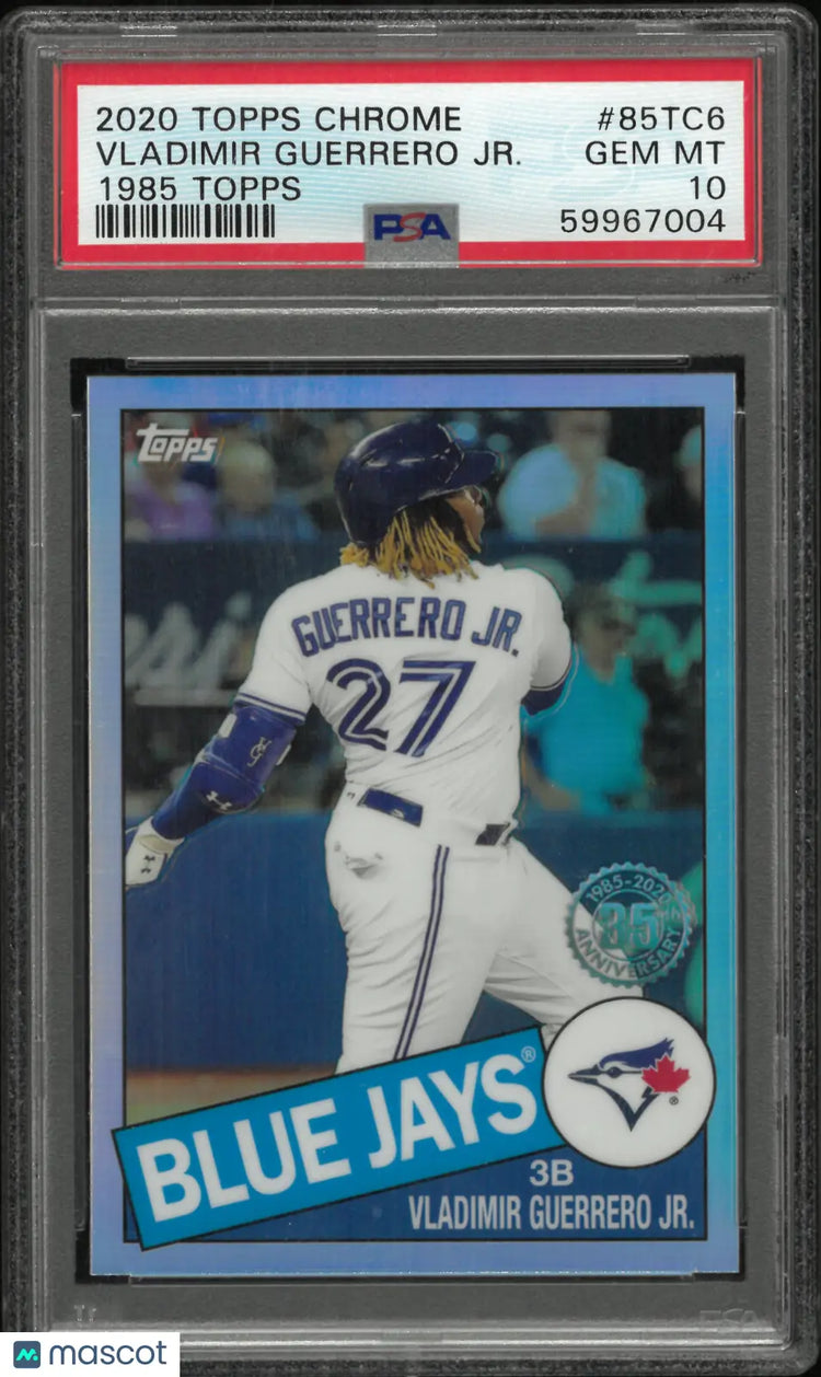 2020 Topps Chrome 1985 Topps Vladimir Guerrero JR. #85TC6 PSA 10 