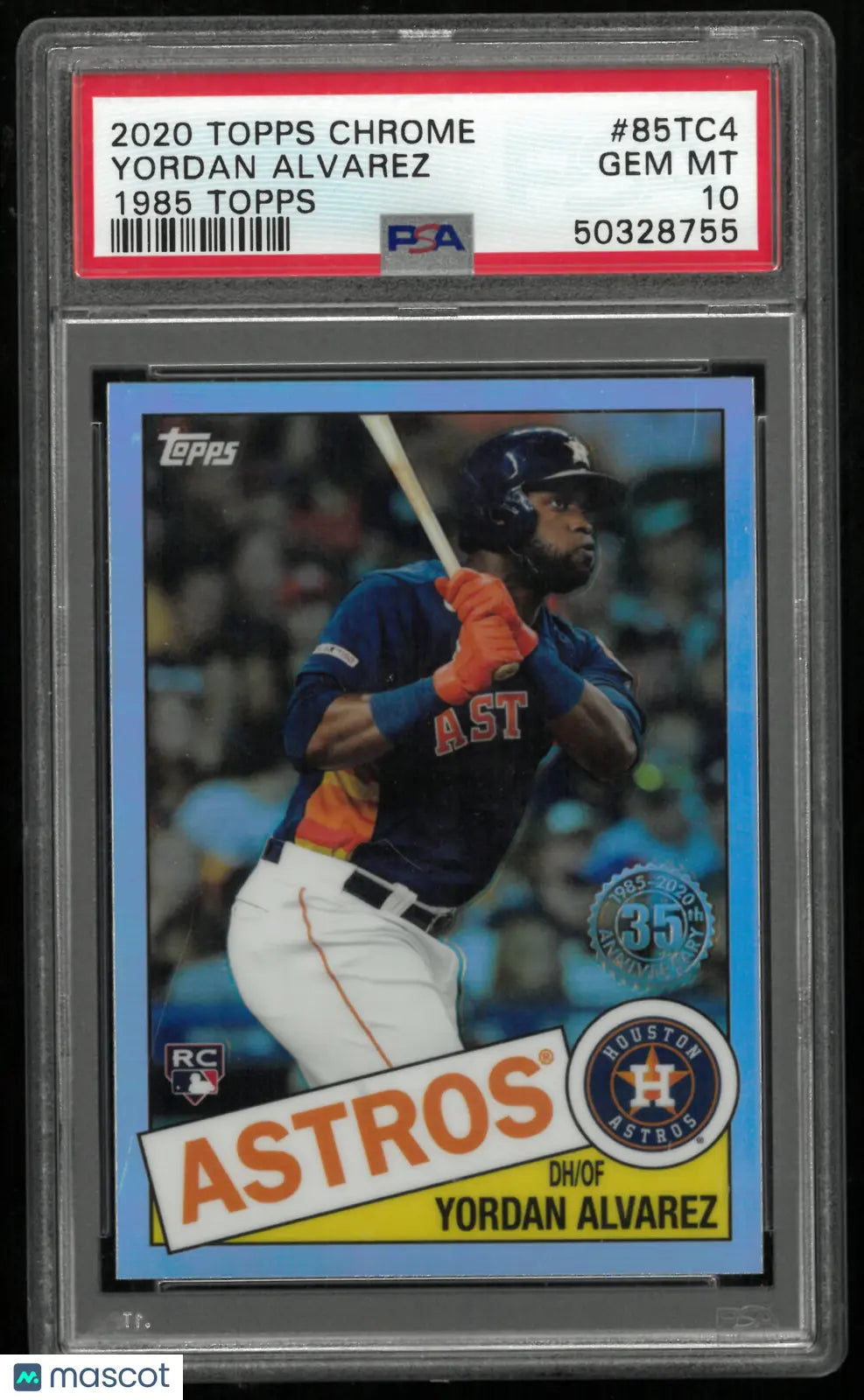 2020 Topps Chrome 1985 Topps Yordan Alvarez #85TC4 PSA 10 