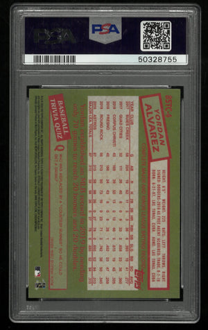 2020 Topps Chrome 1985 Topps Yordan Alvarez #85TC4 PSA 10 